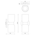 KUZCO LIGHTING INC, CEDAR WALL SCONCES, WALL SCONCES