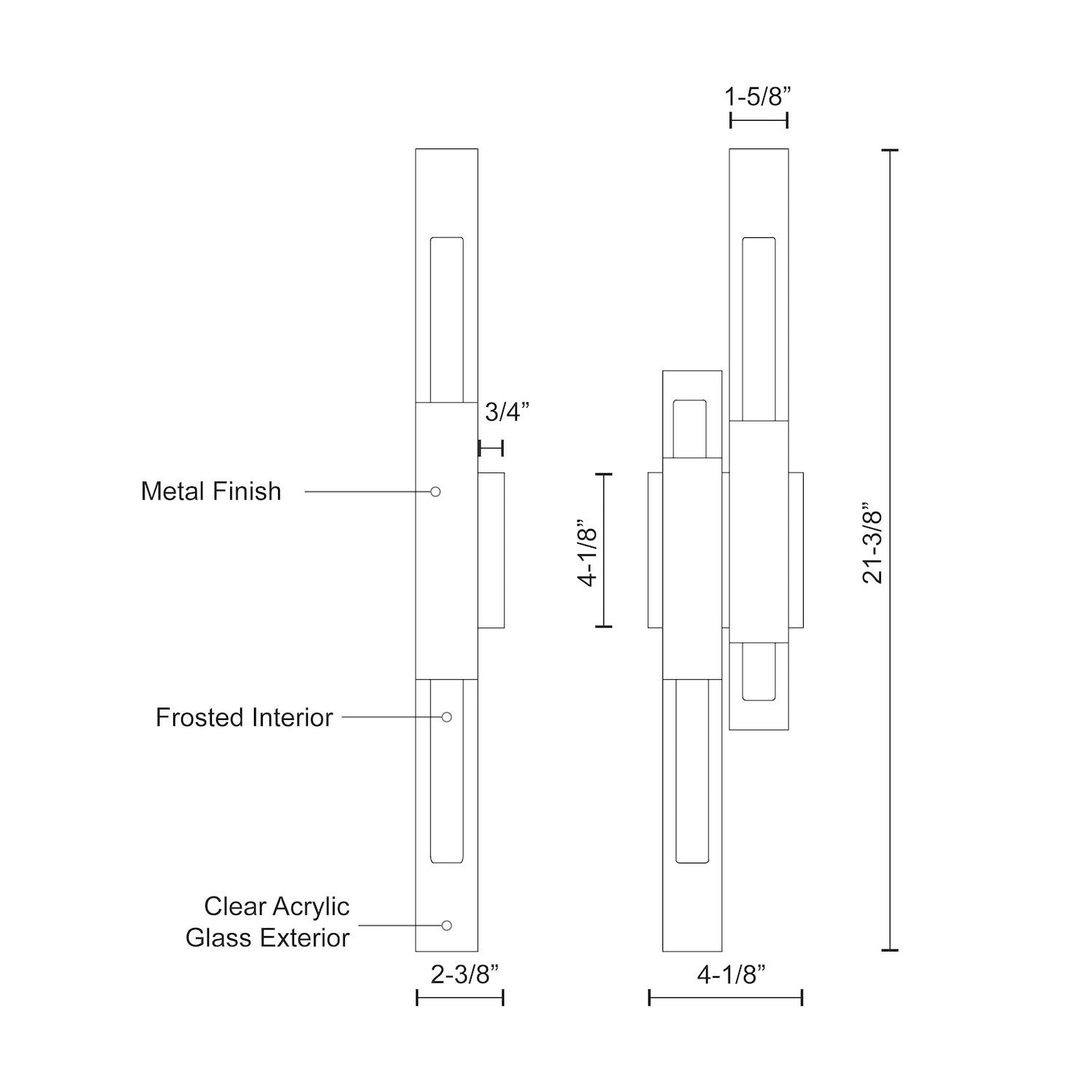 KUZCO LIGHTING INC, MARTELO WALL SCONCES, WALL SCONCES