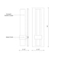 KUZCO LIGHTING INC, WARWICK WALL SCONCES, WALL SCONCES