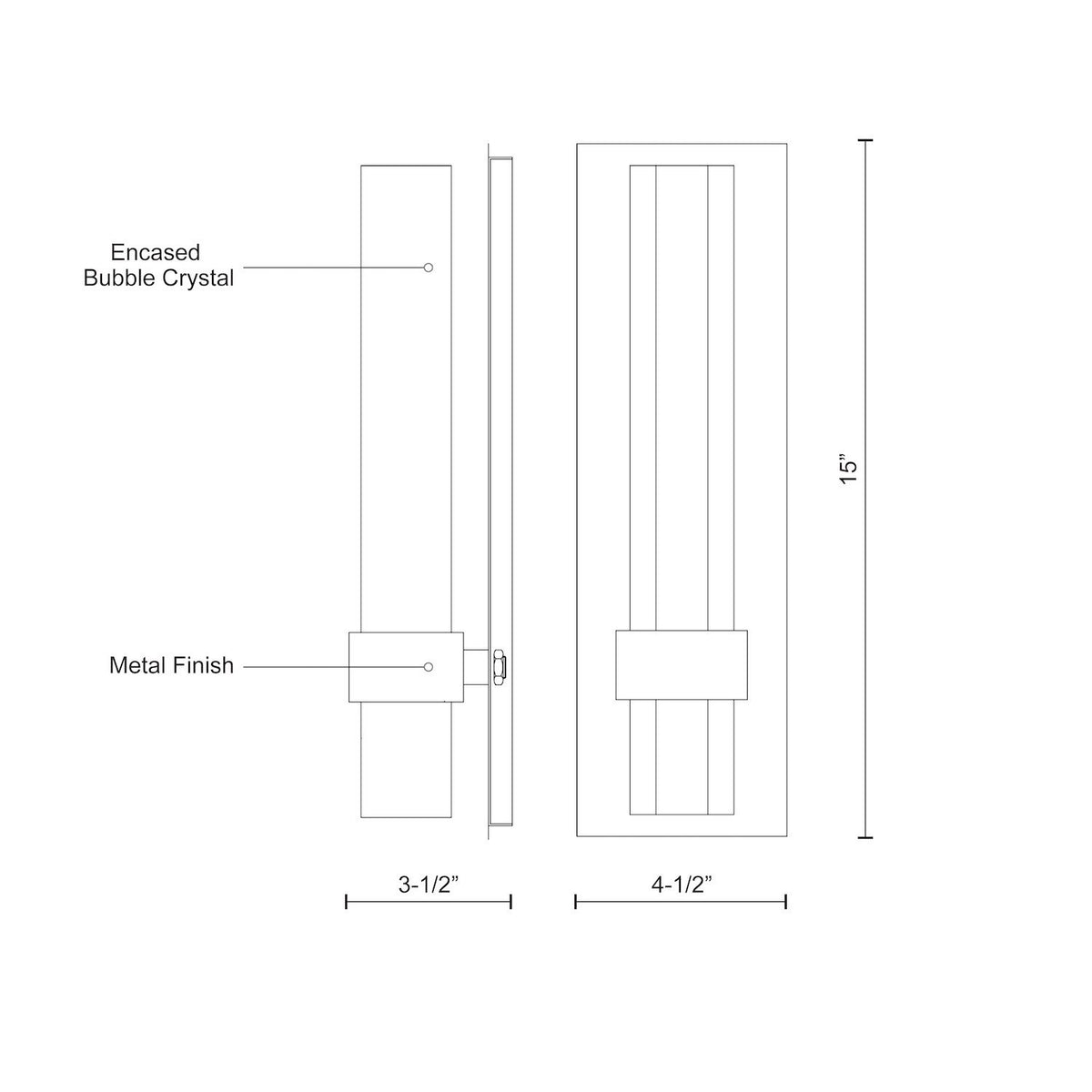 KUZCO LIGHTING INC, WARWICK WALL SCONCES, WALL SCONCES