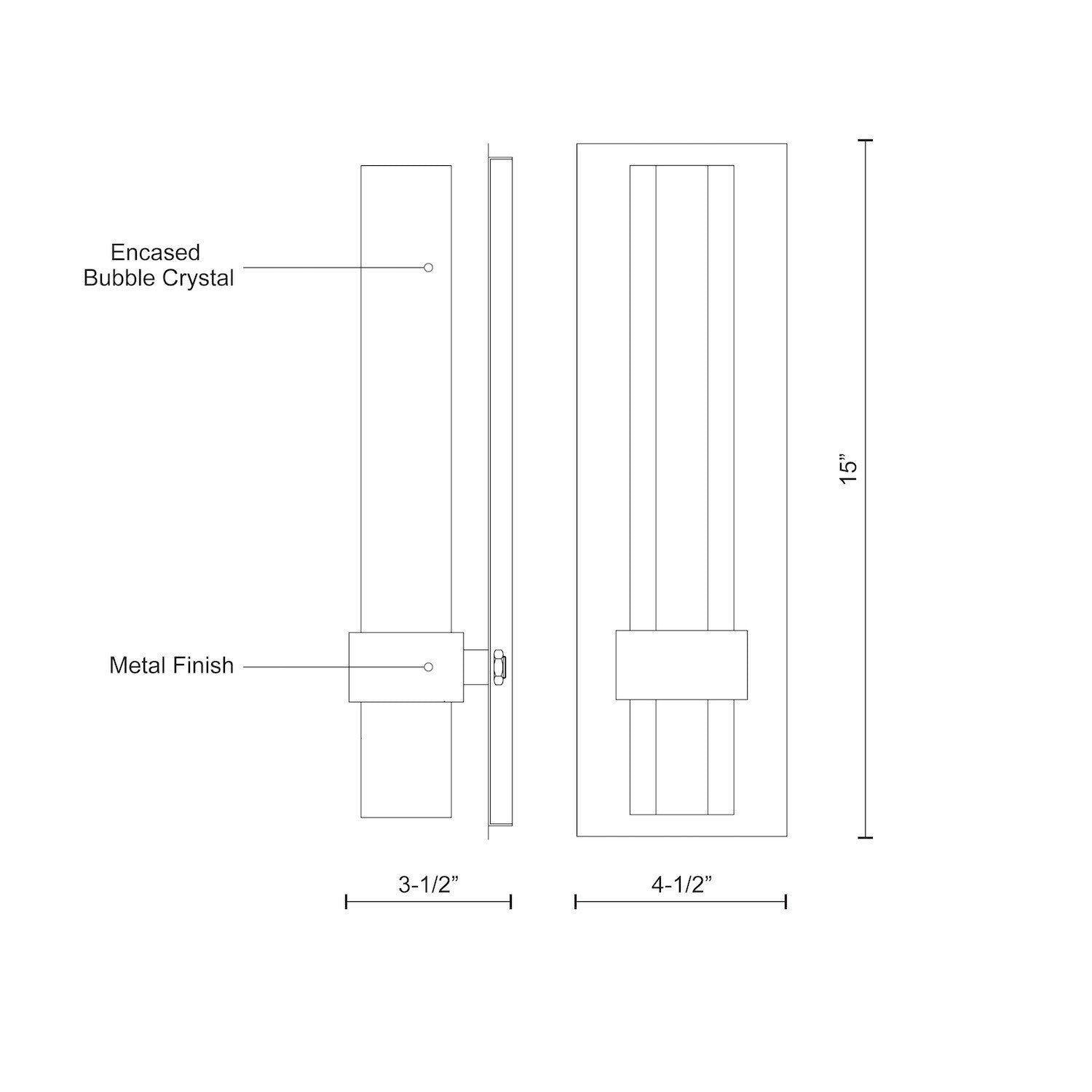 KUZCO LIGHTING INC, WARWICK WALL SCONCES, WALL SCONCES