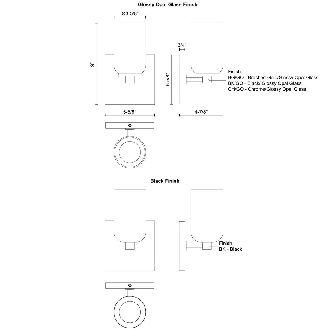 KUZCO LIGHTING INC WS57704-BK bcaee8c7-fdf0-4e84-9578-9eb8036970ac