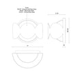 KUZCO LIGHTING INC, CIEL WALL SCONCES, WALL SCONCES