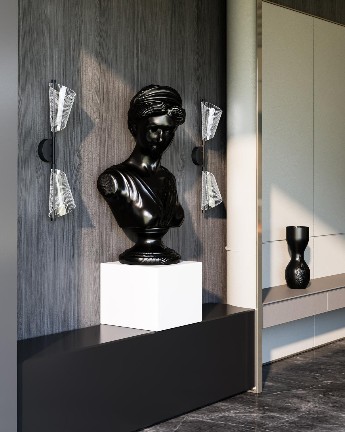 KUZCO LIGHTING INC, MULBERRY WALL SCONCES, WALL SCONCES
