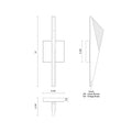 KUZCO LIGHTING INC, TACHI WALL SCONCES, WALL SCONCES