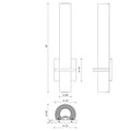 KUZCO LIGHTING INC, BHUTAN WALL SCONCES, WALL SCONCES