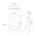 KUZCO LIGHTING INC, SONDER WALL SCONCES, WALL SCONCES