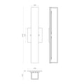 KUZCO LIGHTING INC, MELVILLE WALL SCONCES, WALL SCONCES