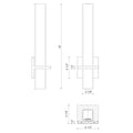 KUZCO LIGHTING INC, NEPAL WALL SCONCES, WALL SCONCES