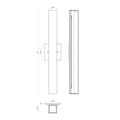 KUZCO LIGHTING INC WS8424-BN 58c00c3a-a71c-475a-9d79-d098cfd2d8f1