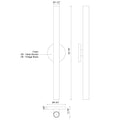KUZCO LIGHTING INC, MASON WALL SCONCES, WALL SCONCES
