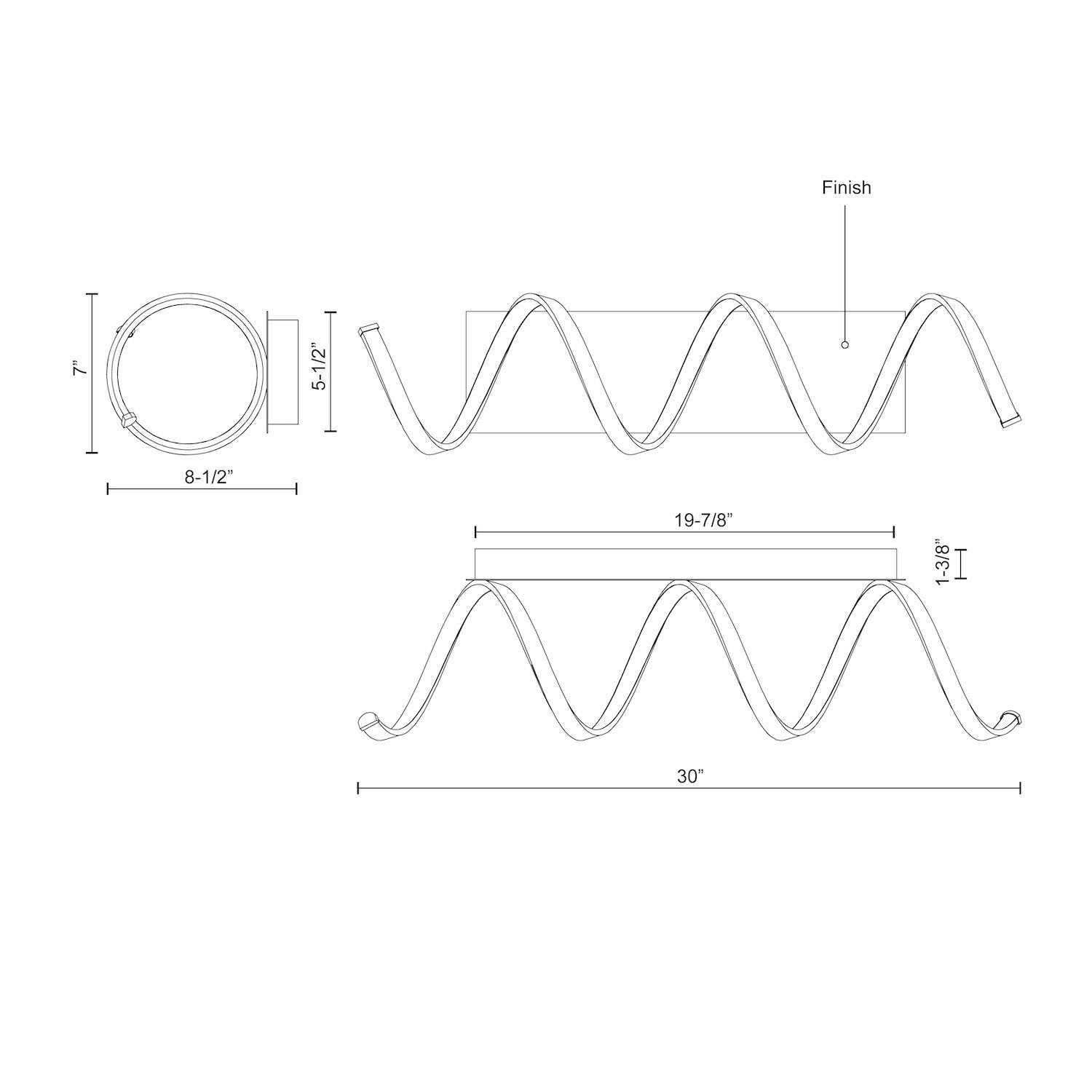 KUZCO LIGHTING INC, SYNERGY WALL SCONCES, WALL SCONCES