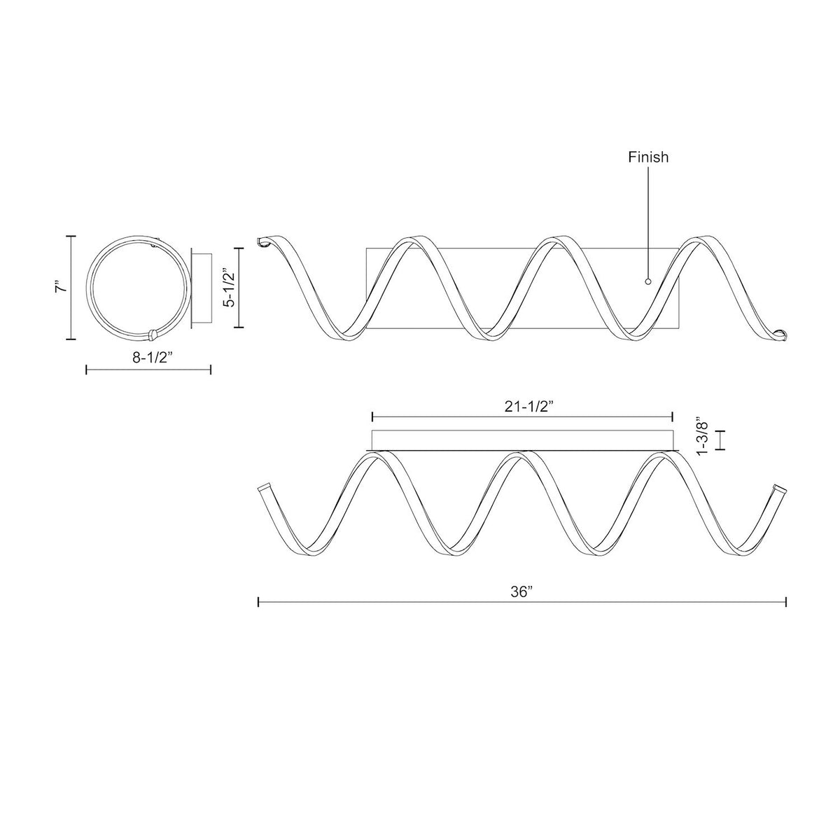 KUZCO LIGHTING INC, SYNERGY WALL SCONCES, WALL SCONCES