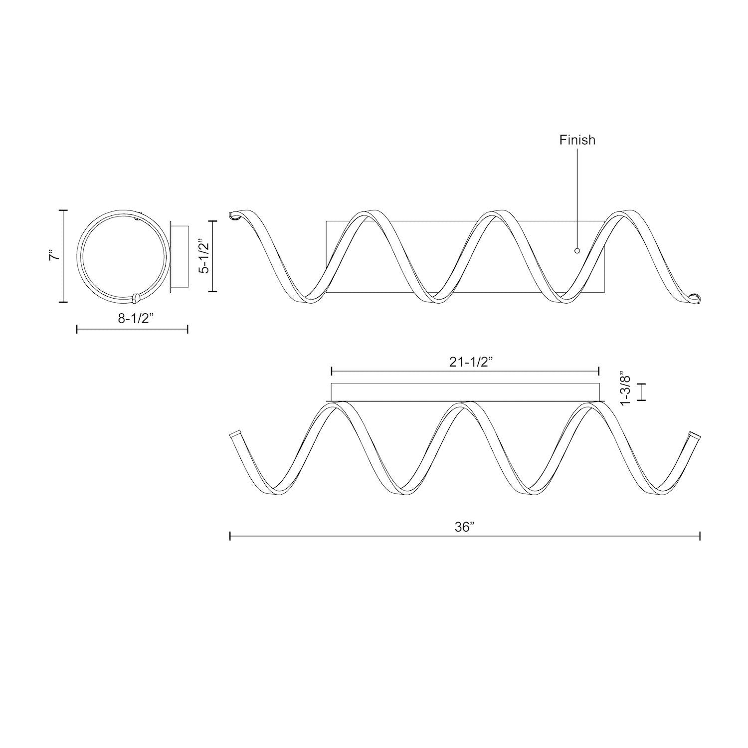 KUZCO LIGHTING INC, SYNERGY WALL SCONCES, WALL SCONCES