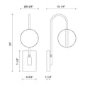 ALORA, TAGLIATO WALL/VANITY LIGHTS, VANITY LIGHT