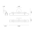 ALORA, VALISE WALL/VANITY LIGHTS, VANITY LIGHT