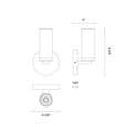 ALORA, REVOLVE WALL/VANITY LIGHTS, VANITY LIGHT