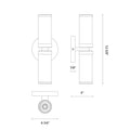 ALORA, REVOLVE WALL/VANITY LIGHTS, VANITY LIGHT