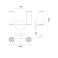 ALORA, REVOLVE WALL/VANITY LIGHTS, VANITY LIGHT