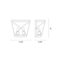 ALORA, LATTICE WALL/VANITY LIGHTS, VANITY LIGHT