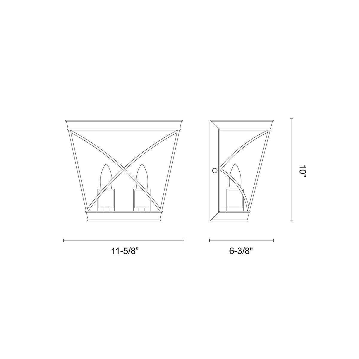 ALORA, LATTICE WALL/VANITY LIGHTS, VANITY LIGHT