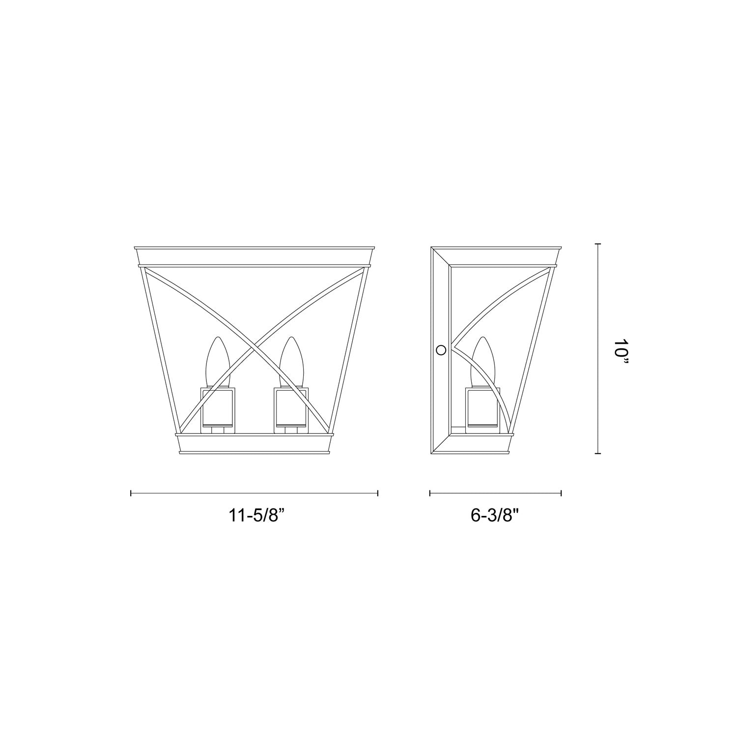KUZCO LIGHTING INC, LATTICE WALL/VANITY LIGHTS, VANITY LIGHT
