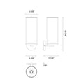 ALORA, REVOLVE II WALL/VANITY LIGHTS, VANITY LIGHT