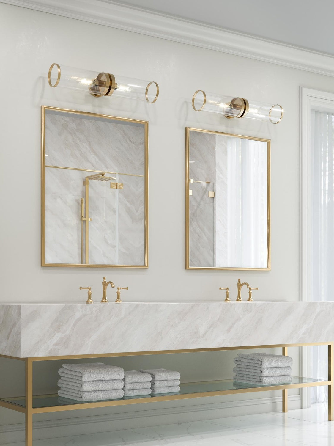 KUZCO LIGHTING INC, REVOLVE II WALL/VANITY LIGHTS, VANITY LIGHT