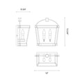 ALORA, MANOR WALL/VANITY LIGHTS, VANITY LIGHT