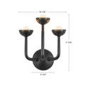 KUZCO LIGHTING INC, SPADE WALL/VANITY LIGHTS, VANITY LIGHT