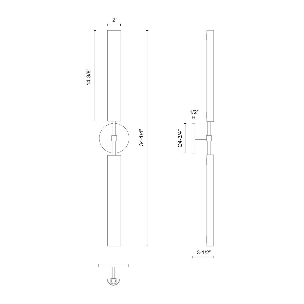 ALORA, ASTRID WALL/VANITY LIGHTS, VANITY LIGHT