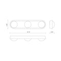 ALORA, ALONSO WALL/VANITY LIGHTS, VANITY LIGHT