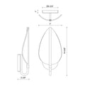 KUZCO LIGHTING INC, FLORA WALL/VANITY LIGHTS, VANITY LIGHT