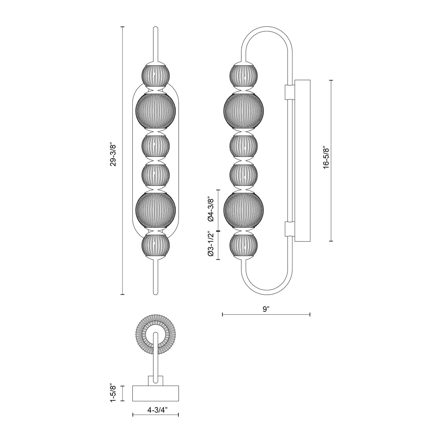 KUZCO LIGHTING INC WV321628PN 687aefb0-75c6-4353-9974-905cba2985c6