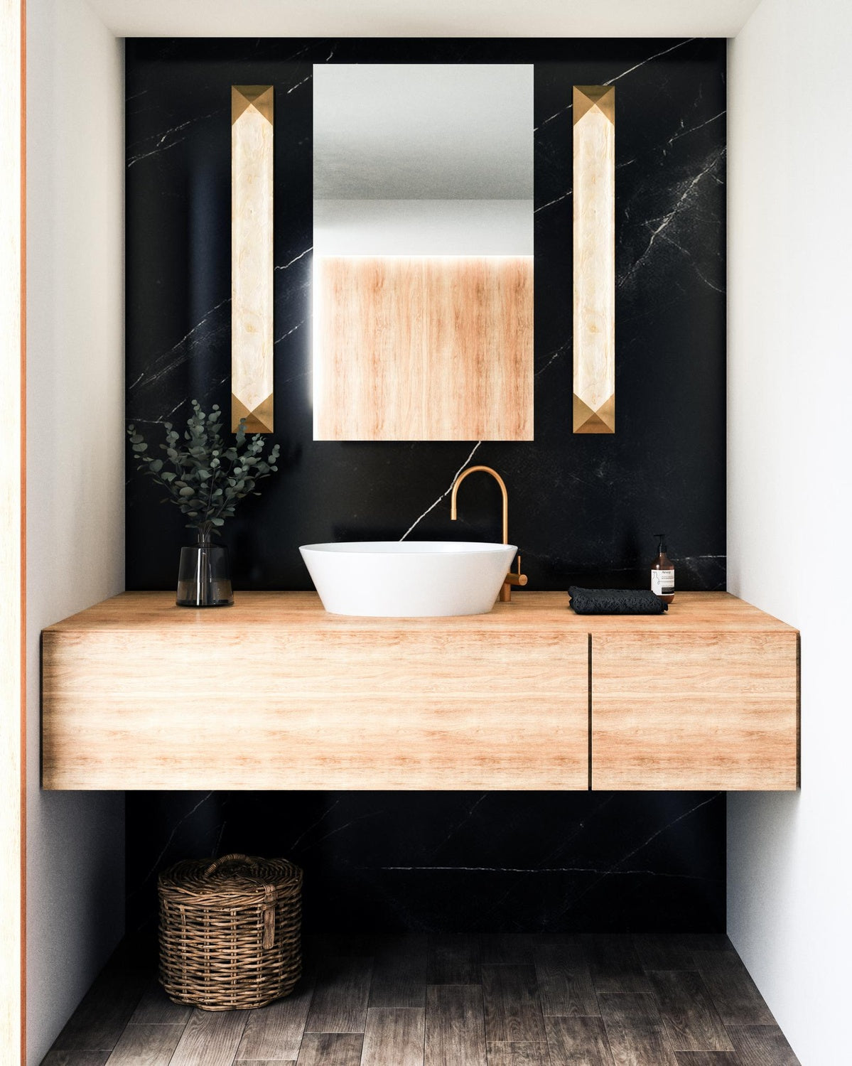 ALORA, CAESAR WALL/VANITY LIGHTS, VANITY LIGHT