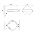 ALORA, BLANCO WALL/VANITY LIGHTS, VANITY LIGHT