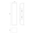 ALORA, ABBOTT WALL/VANITY LIGHTS, VANITY LIGHT