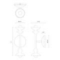 ALORA, CADENCE WALL/VANITY LIGHTS, VANITY LIGHT