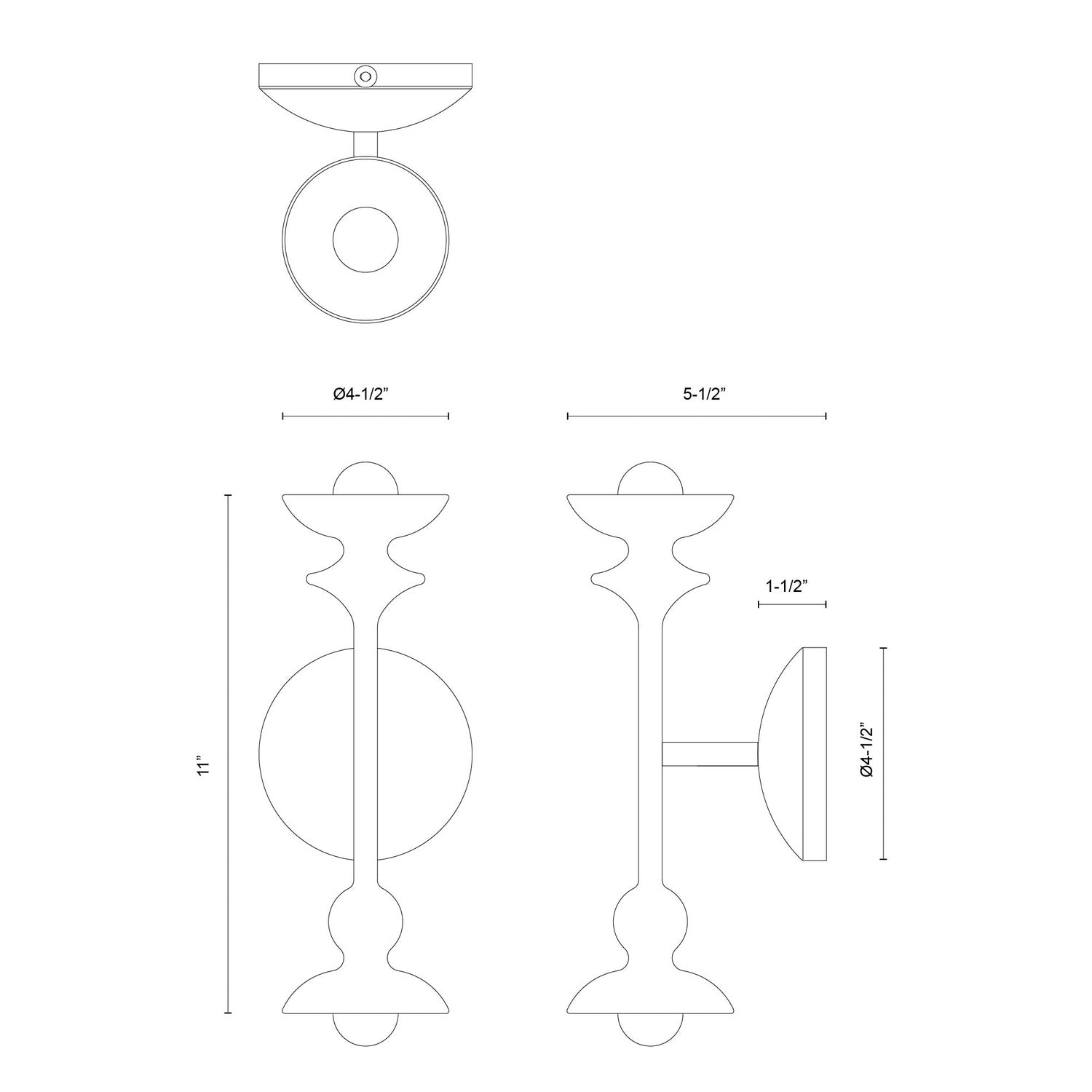ALORA, CADENCE WALL/VANITY LIGHTS, VANITY LIGHT