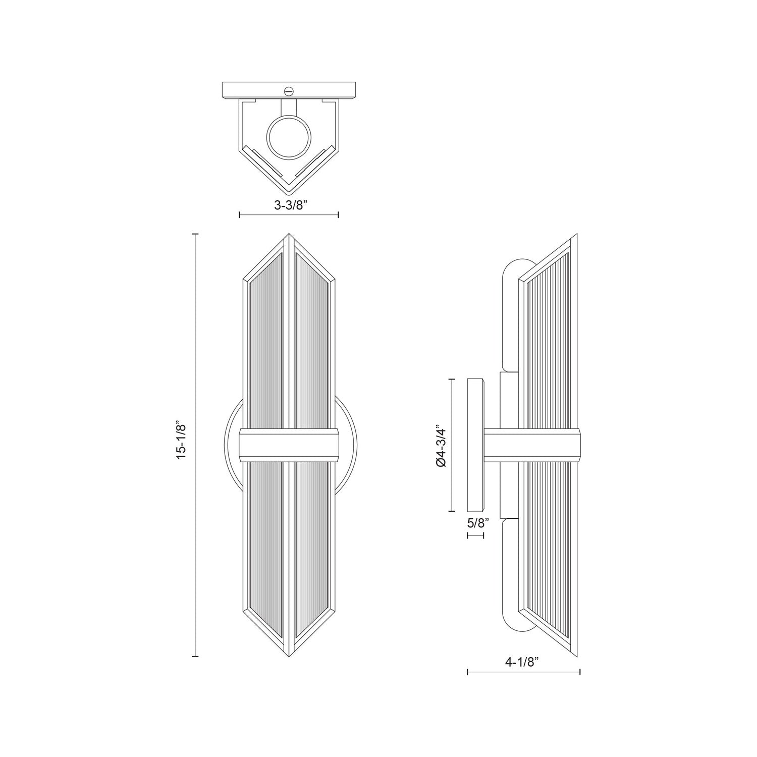 KUZCO LIGHTING INC, CAIRO VANITY LIGHT, VANITY LIGHT