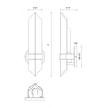 KUZCO LIGHTING INC, VALENCIA WALL/VANITY LIGHTS, VANITY LIGHT