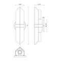 KUZCO LIGHTING INC, VALENCIA WALL/VANITY LIGHTS, VANITY LIGHT