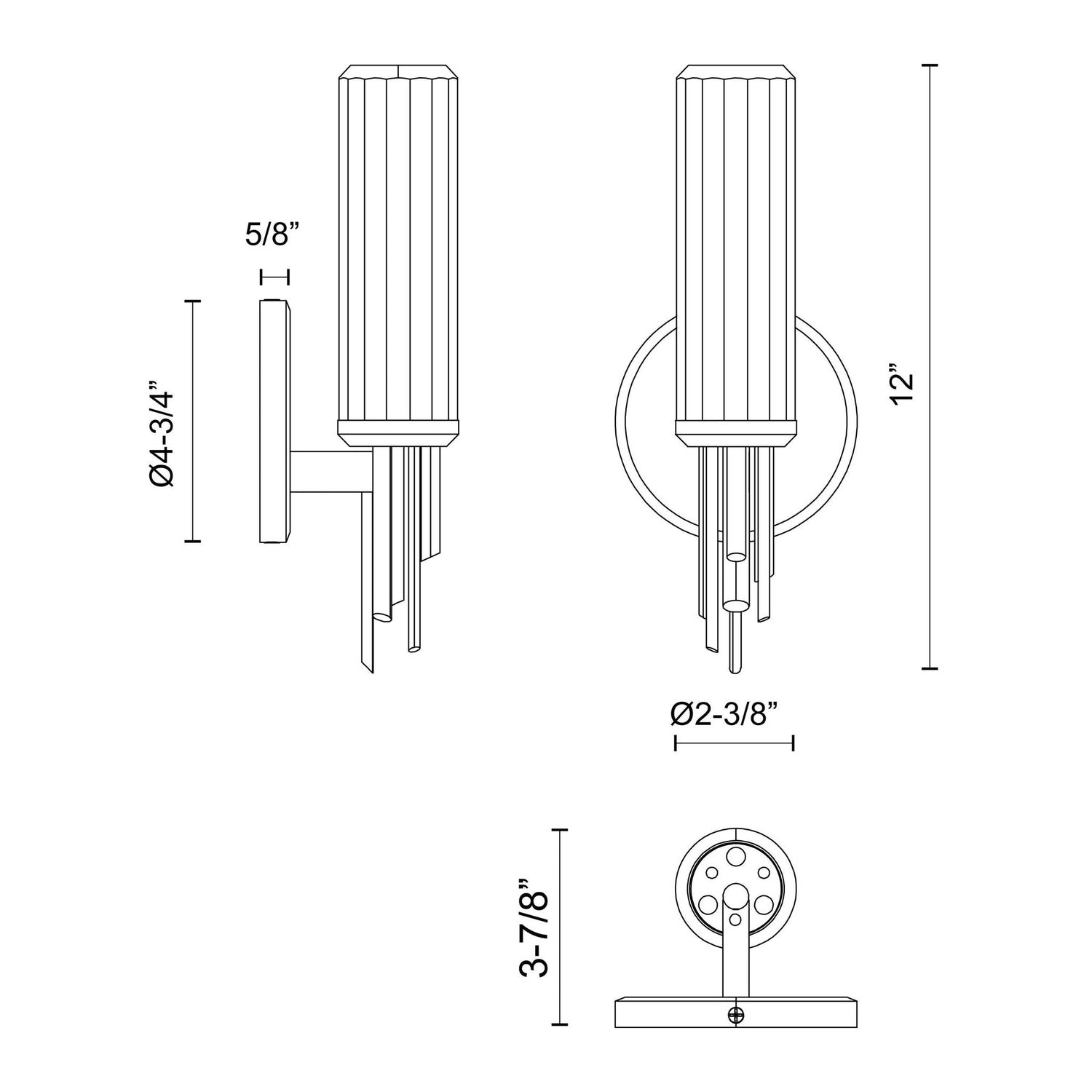 KUZCO LIGHTING INC, TORRES WALL/VANITY LIGHTS, VANITY LIGHT
