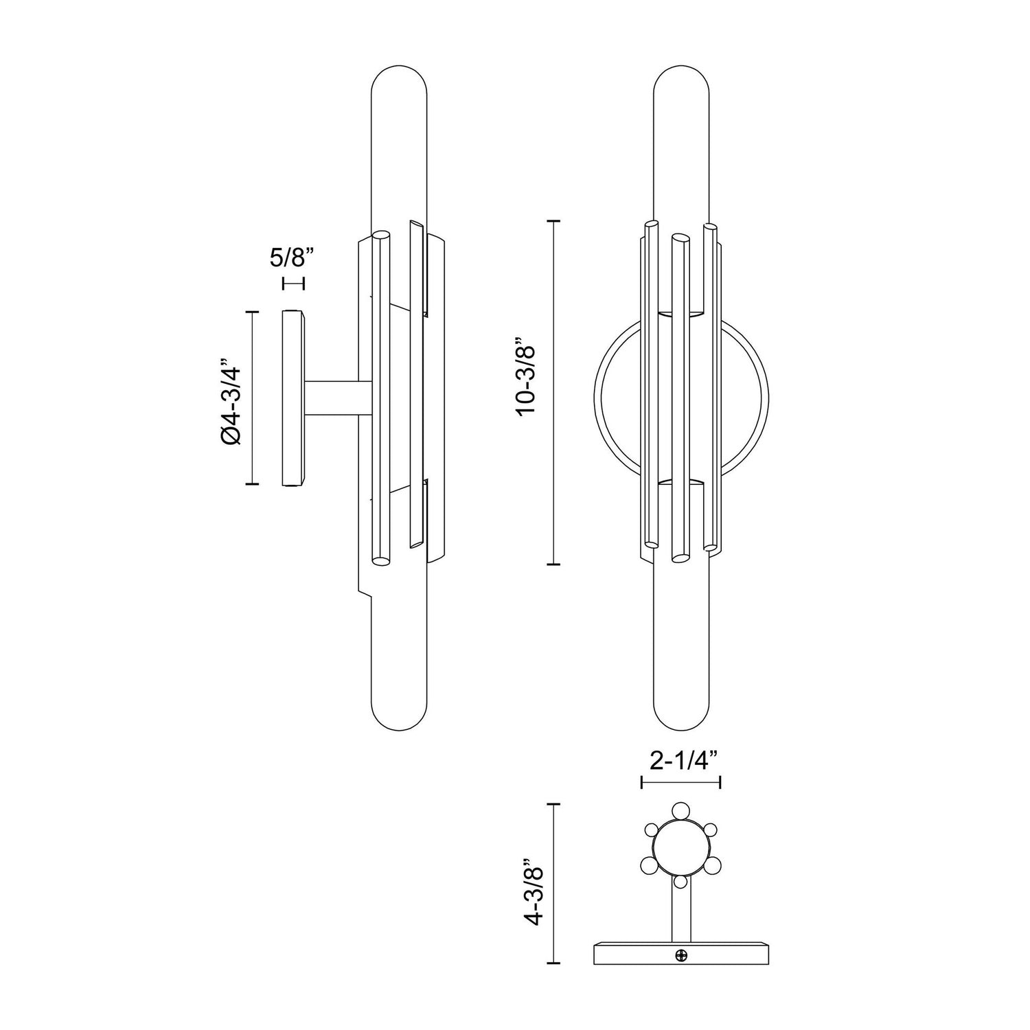 KUZCO LIGHTING INC, TORRES WALL/VANITY LIGHTS, VANITY LIGHT