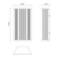 KUZCO LIGHTING INC, SABRE WALL/VANITY LIGHTS, VANITY LIGHT