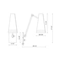 ALORA, BRICKELL WALL/VANITY LIGHTS, VANITY LIGHT