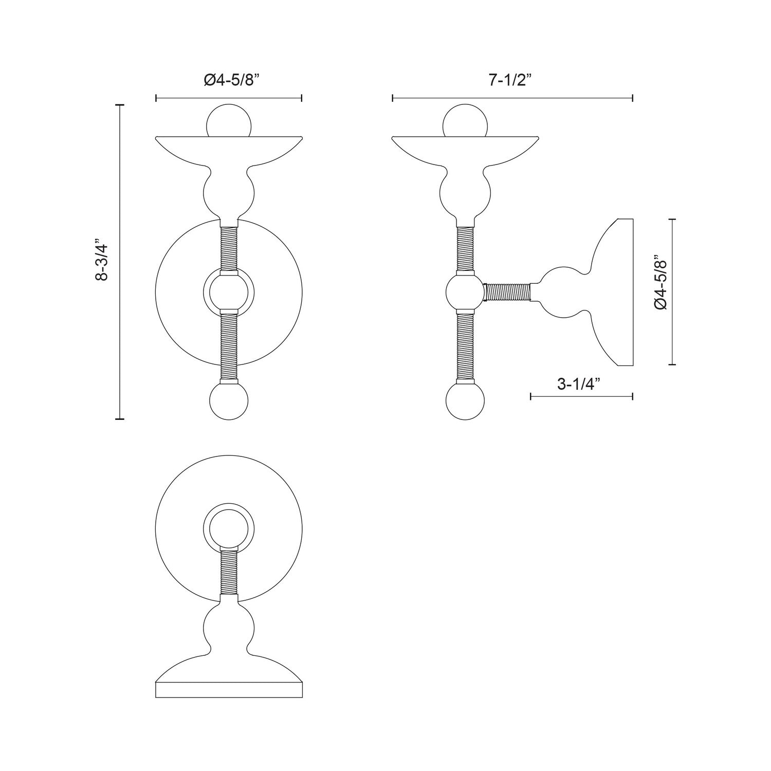 ALORA, NADINE WALL/VANITY LIGHTS, VANITY LIGHT
