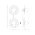 ALORA, DAHLIA WALL/VANITY LIGHTS, VANITY LIGHT