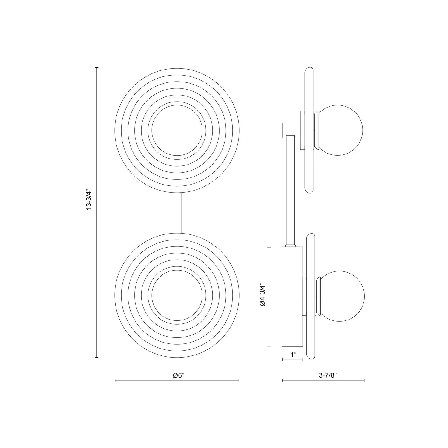ALORA, DAHLIA WALL/VANITY LIGHTS, VANITY LIGHT