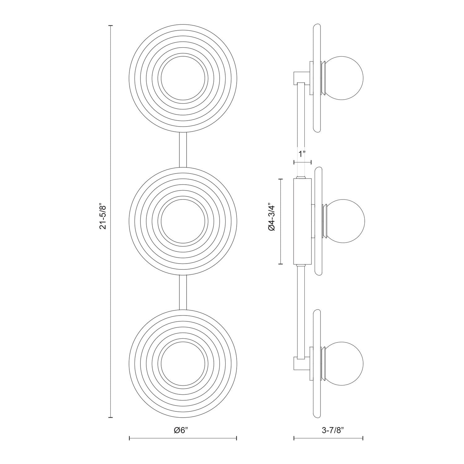 KUZCO LIGHTING INC, DAHLIA WALL/VANITY LIGHTS, VANITY LIGHT